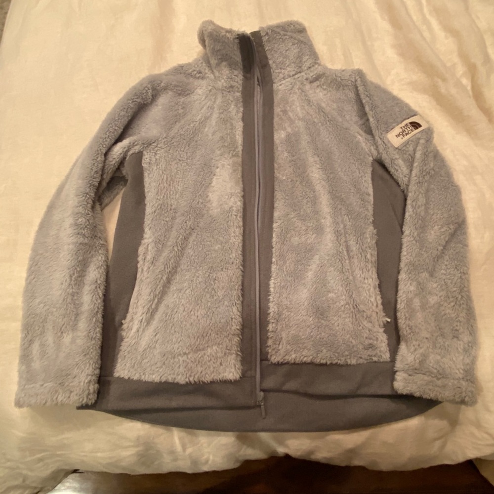 North face zip sweater